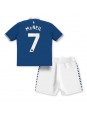 Billige Everton Dwight McNeil #7 Hjemmedraktsett Barn 2023-24 Kortermet (+ Korte bukser)
